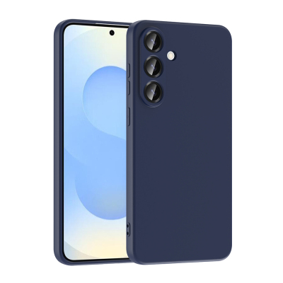 Galaxy S25 FE Case Zore Mara Lansman Cover Navy blue