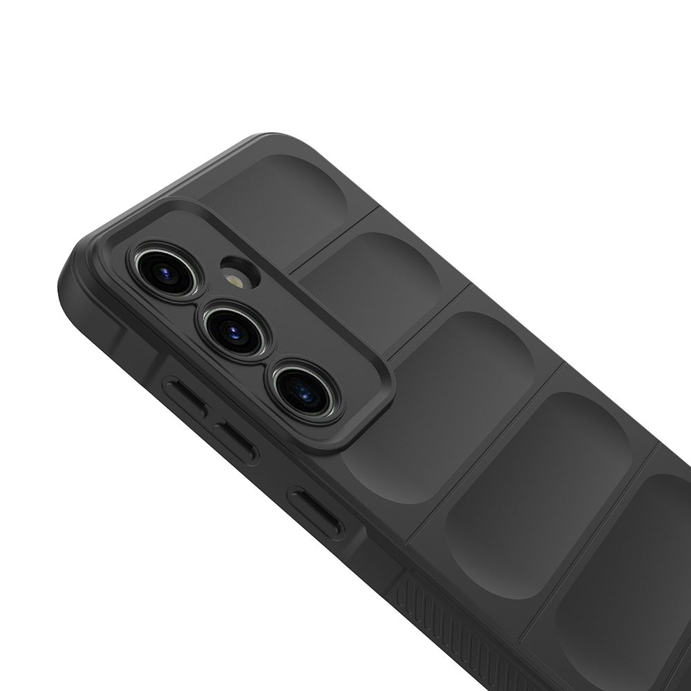 Galaxy S25 FE Kılıf Esnek TPU Oyuklu Arka Yüzey Tasarımlı Zore Etnik Silikon Kapak - 16