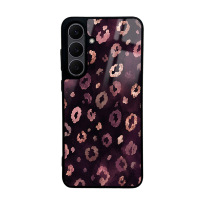 Galaxy S25 FE Kılıf Kamera Korumalı Desenli Zore Lusi Kapak Pembe Leopar