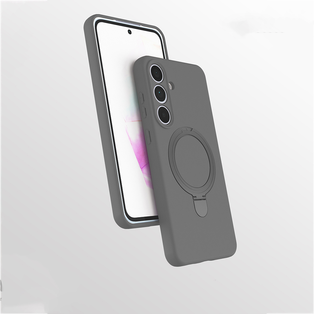 Galaxy S25 FE Kılıf M-safe Şarj Özellikli Standlı Zore Samara Kapak - 5