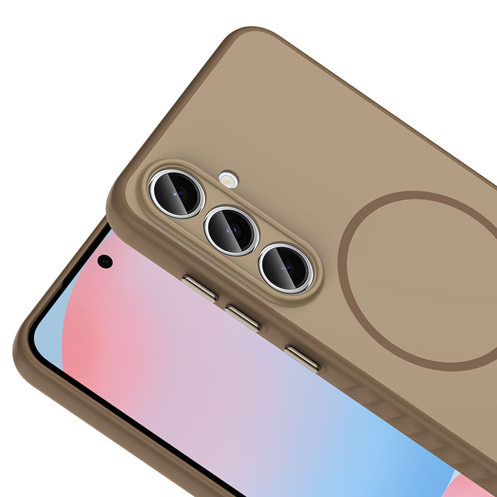 Galaxy S25 FE Kılıf M-safe Şarj Özellikli Zore Tea Kapak - 8