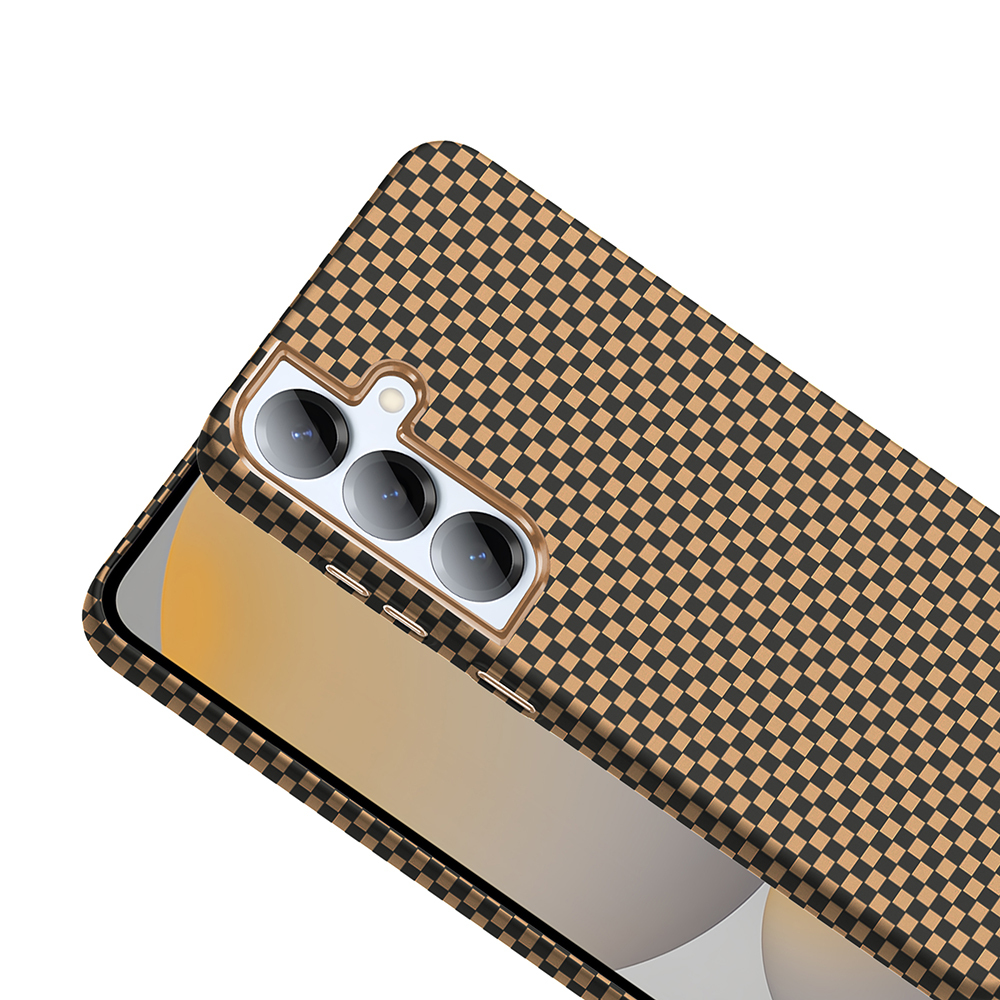 Galaxy S25 Kılıf M-safe Şarj Özellikli Karbon Fiber Görünümlü Zore Gros Kapak - 11