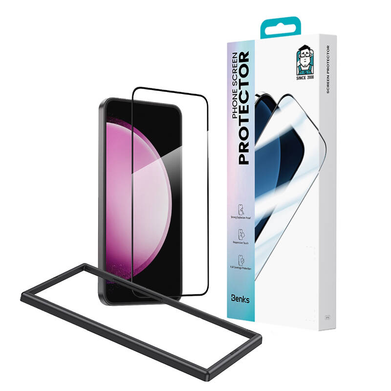 Galaxy S25 Plus Benks Ultra Shield 0.3mm Screen Protector + Easy Application Tool - 1