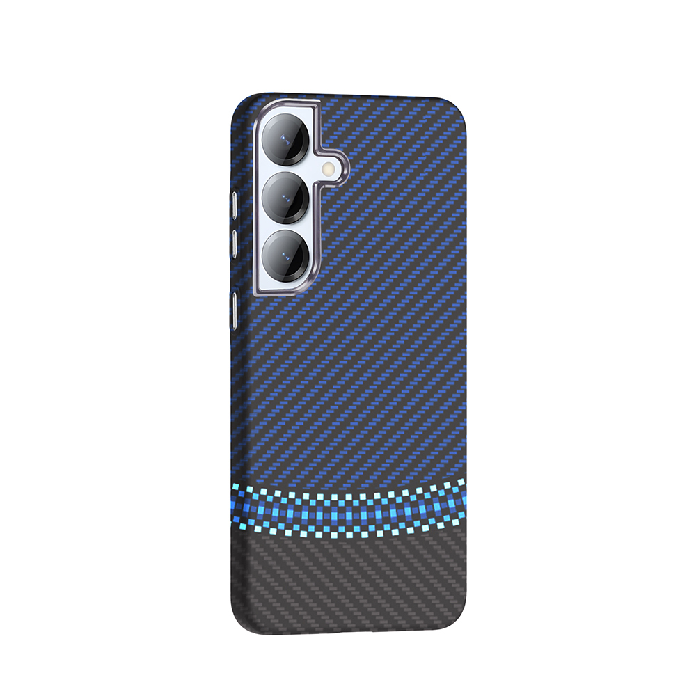 Galaxy S25 Plus Case M-safe Charging Feature Carbon Fiber Look Zore Gros Cover - 18