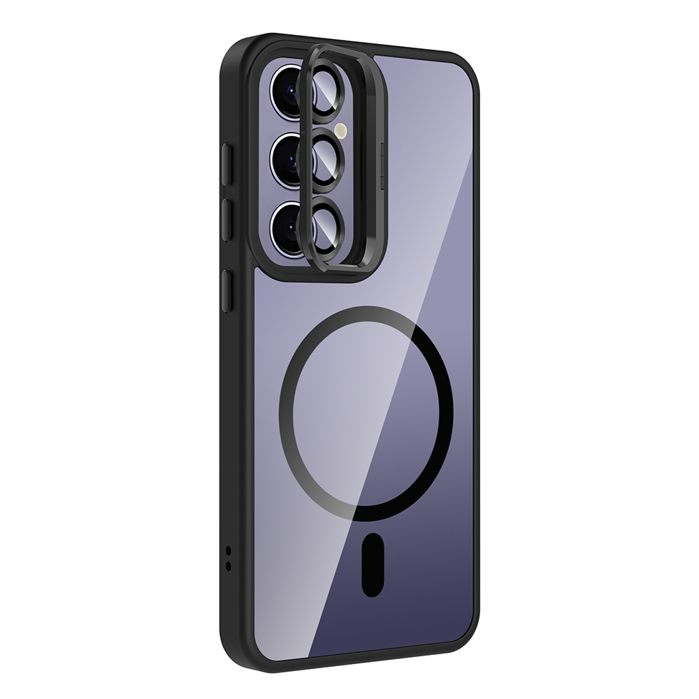 Galaxy S25 Plus Case Stand Camera Lens Gift M-Safe Charging Feature Zore Etro Cover - 10