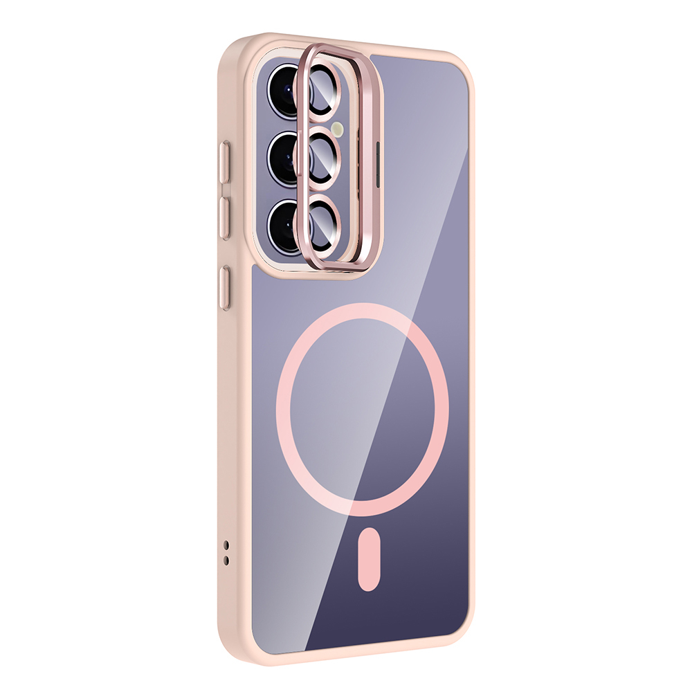 Galaxy S25 Plus Case Stand Camera Lens Gift M-Safe Charging Feature Zore Etro Cover - 12