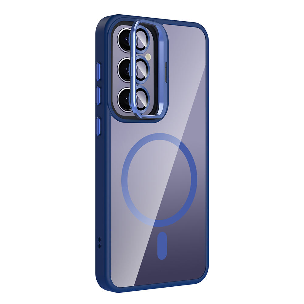 Galaxy S25 Plus Case Stand Camera Lens Gift M-Safe Charging Feature Zore Etro Cover - 14