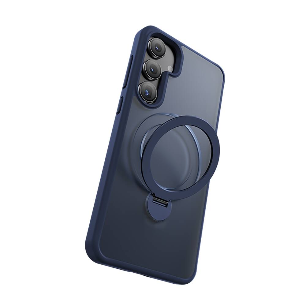 Galaxy S25 Plus Kılıf M-safe Şarj Özellikli Benks Standlı Mist Protective Kapak - 7