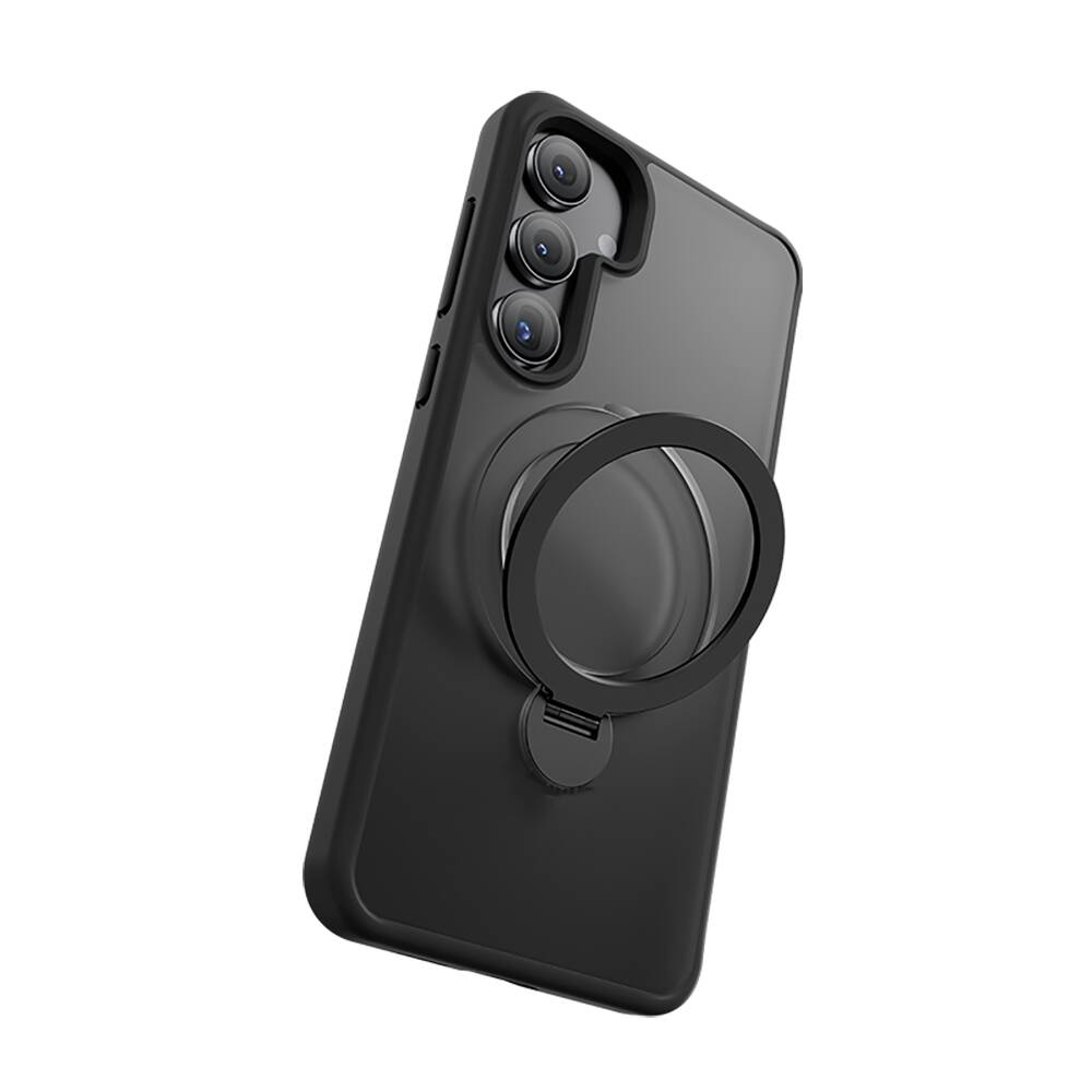 Galaxy S25 Plus Kılıf M-safe Şarj Özellikli Benks Standlı Mist Protective Kapak - 9