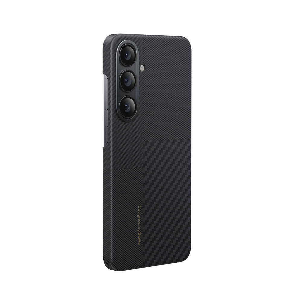 Galaxy S25 Plus Kılıf M-safe Şarj Özellikli Karbon Fiber Benks Montage ArmorAir Kevlar Kapak - 2