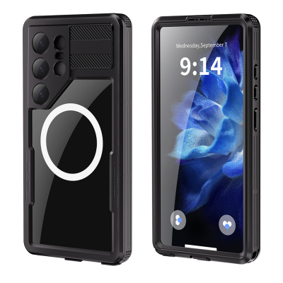 Galaxy S25 Ultra Case 1-in-1 Waterproof Case Black