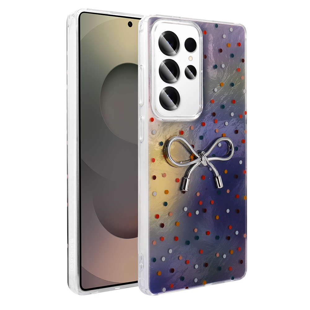 Galaxy S25 Ultra Case Camera Protection Figured Zore Ponti Silicone Cover - 3