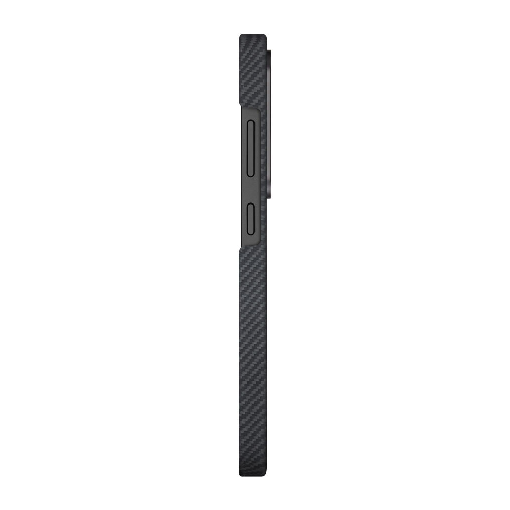 Galaxy S25 Ultra Case Magsafe Charging Feature 600D Aramid Fiber Pitaka Ultra-Slim Classic Series Black-Grey Twill Cover - 3