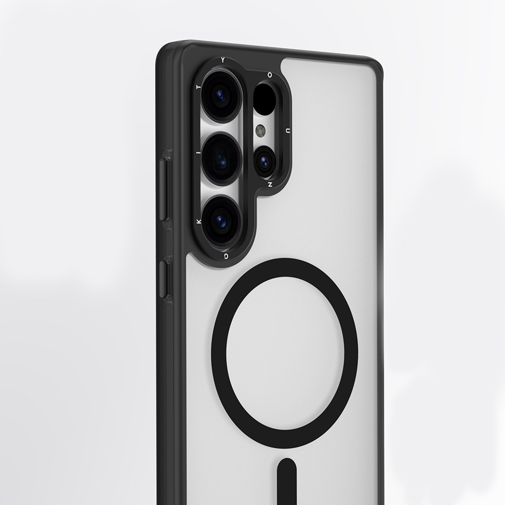 Galaxy S25 Ultra Case Magsafe Charging Featured Glass Back Surface TPU Youngkit Gemstone Series Cover - 16