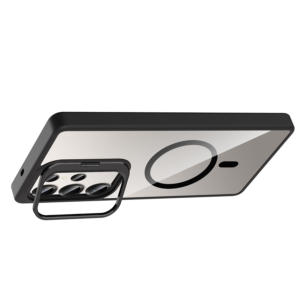 Galaxy S25 Ultra Case Stand Camera Lens Gift M-Safe Charging Feature Zore Etro Cover - 19