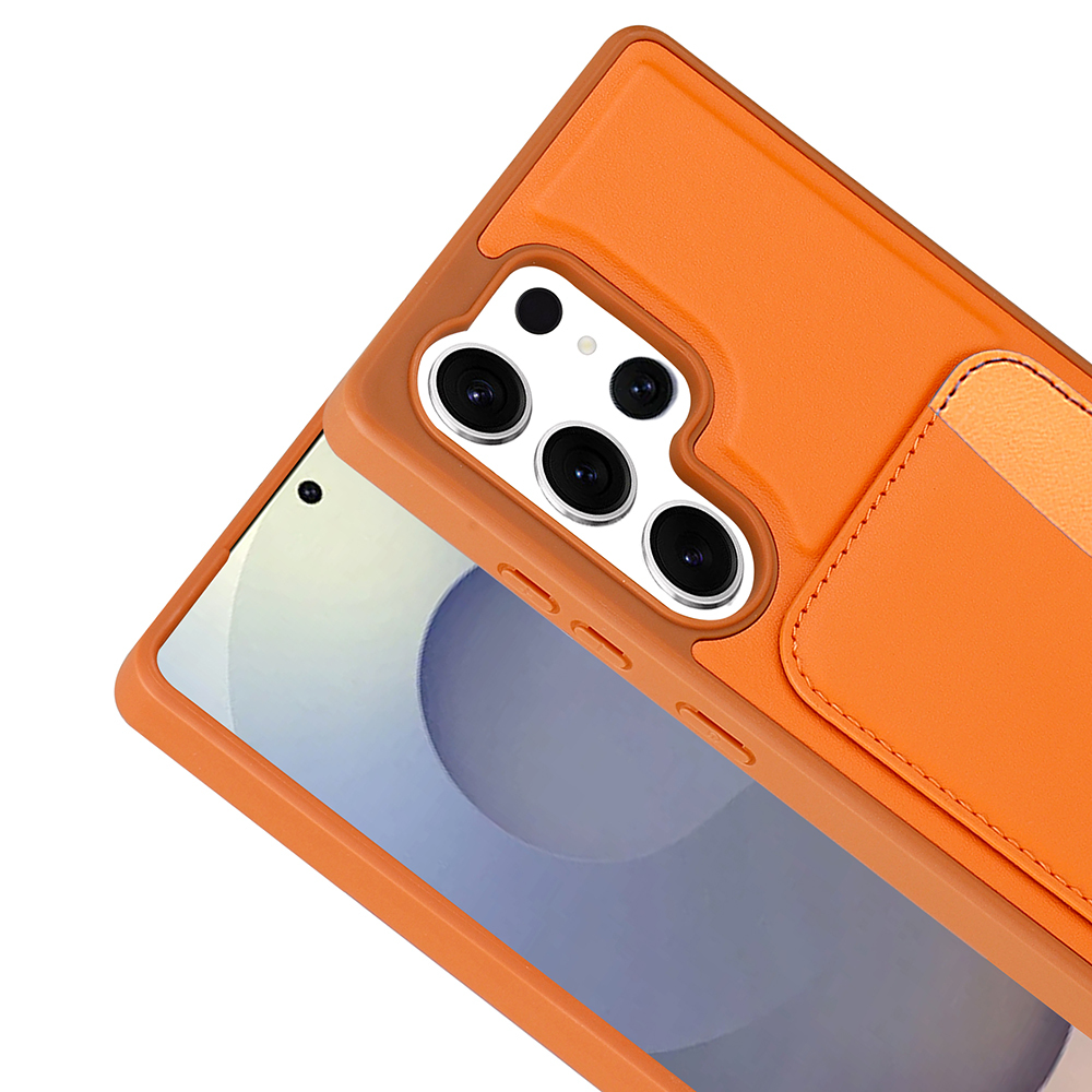 Galaxy S25 Ultra Case with Card Holder Zore X-Card Silicone Cover - 12