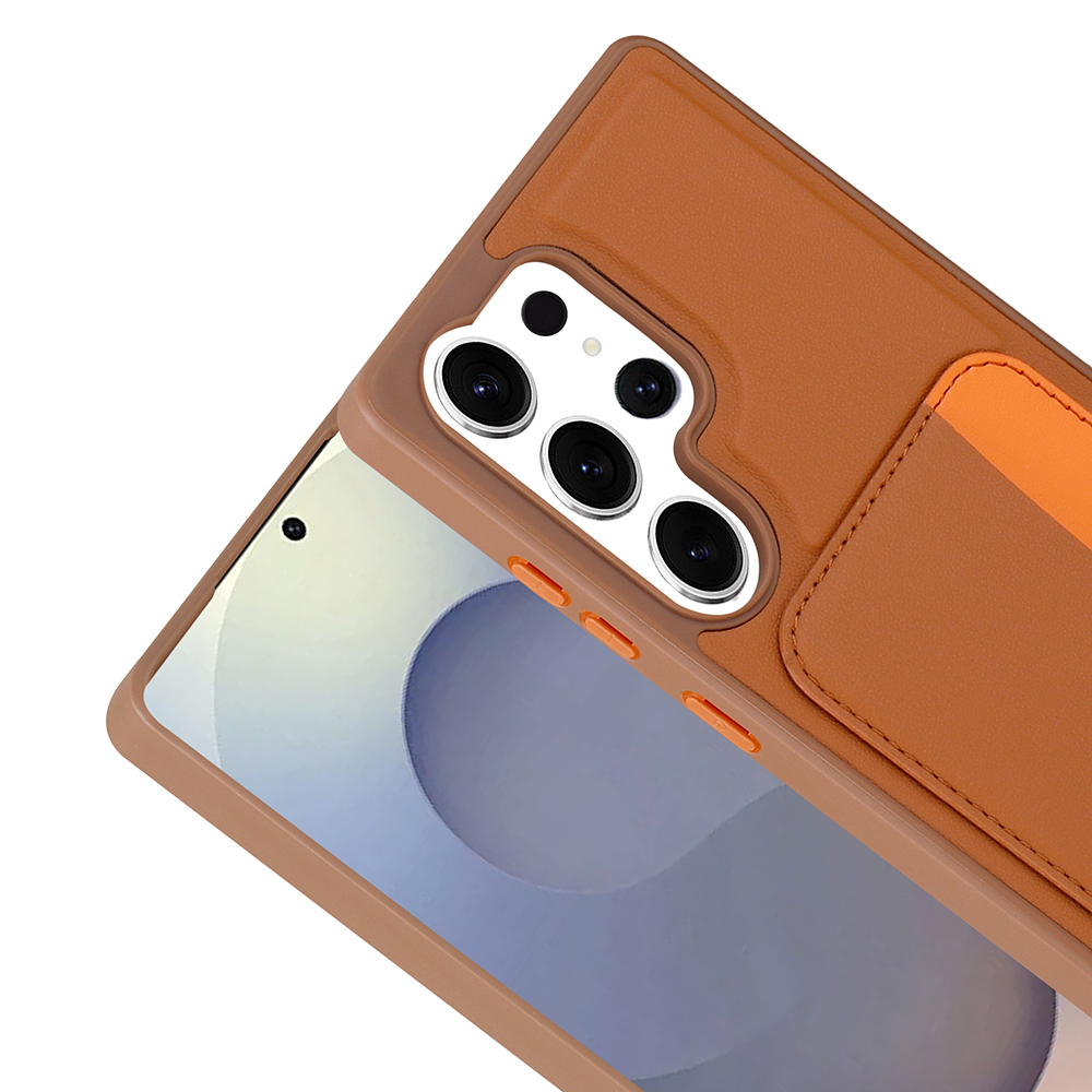 Galaxy S25 Ultra Case with Card Holder Zore X-Card Silicone Cover - 15