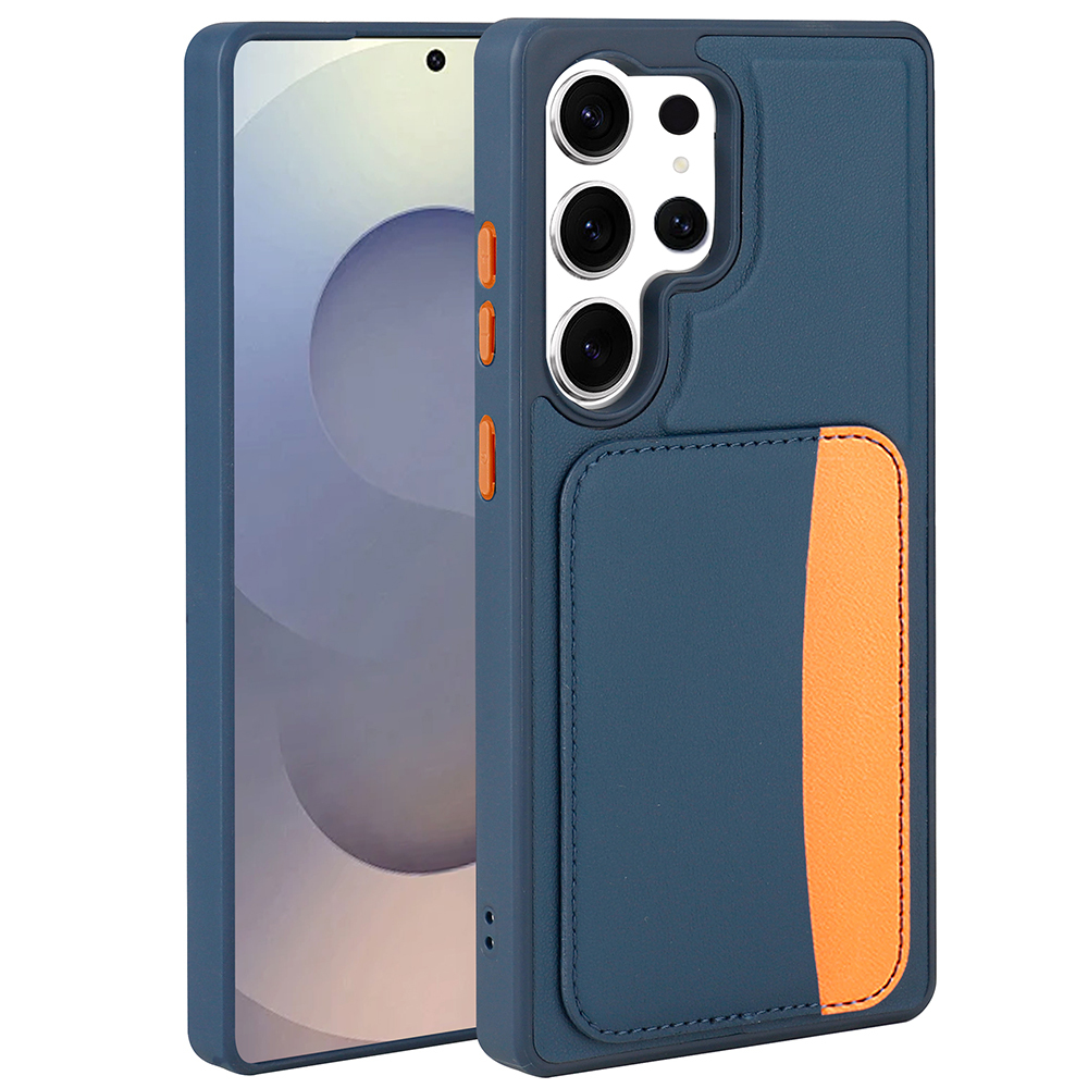 Galaxy S25 Ultra Case with Card Holder Zore X-Card Silicone Cover - 2