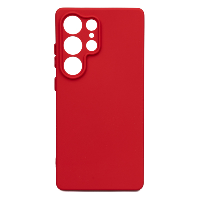 Galaxy S25 Ultra Case Zore Biye Silicone Red