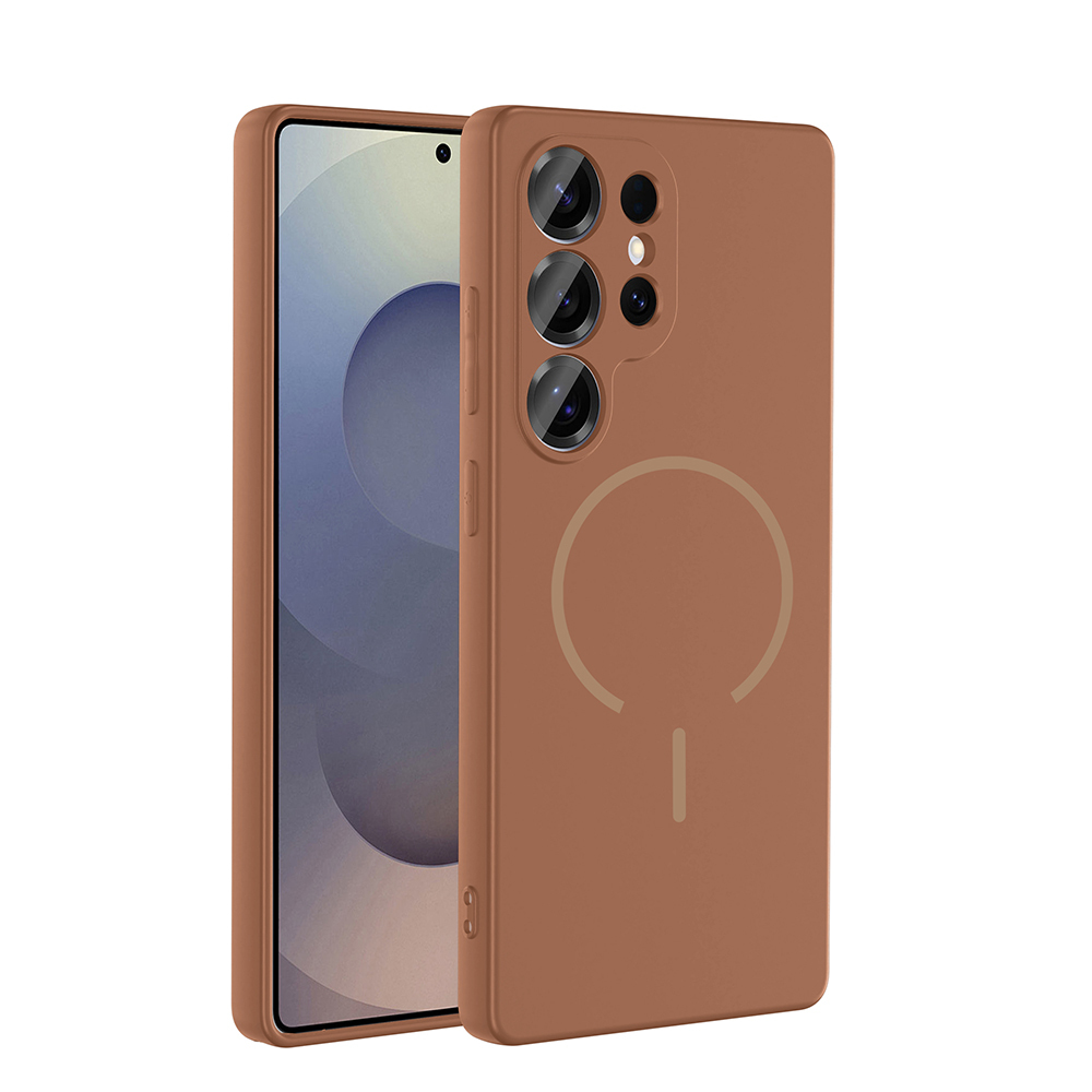 Galaxy S25 Ultra Kılıf M-safe Şarj Özellikli Zore Meta Kapak - 4