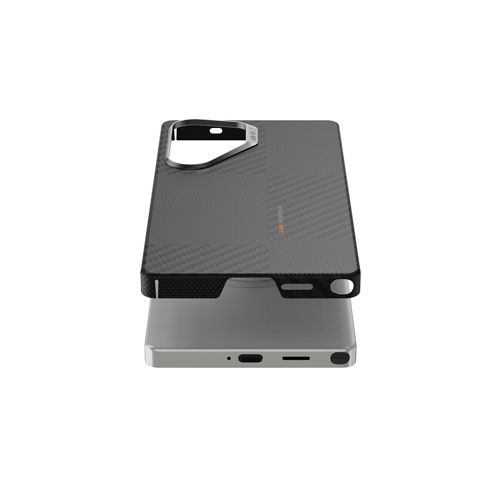 Galaxy S25 Ultra Kılıf M-safe Şarj Özellikli 600D Metal Kamera Çerçeveli Raptic Aramid Fiber Croxx Mondrian Serisi Kapak - 5