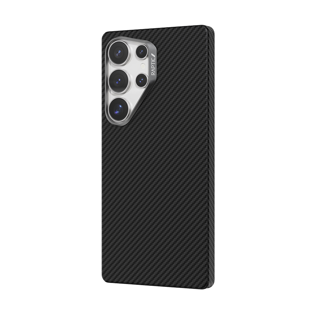 Galaxy S25 Ultra Kılıf M-safe Şarj Özellikli 600D Metal Kamera Çerçeveli Raptic Aramid Fiber Serisi Kapak - 6