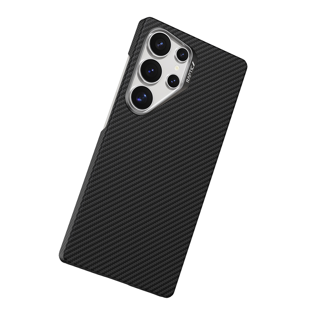Galaxy S25 Ultra Kılıf M-safe Şarj Özellikli 600D Metal Kamera Çerçeveli Raptic Aramid Fiber Serisi Kapak - 7