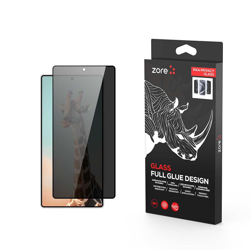 Galaxy S25 Ultra Zore Rika Premium Privacy Tempered Glass Screen Protector - 1