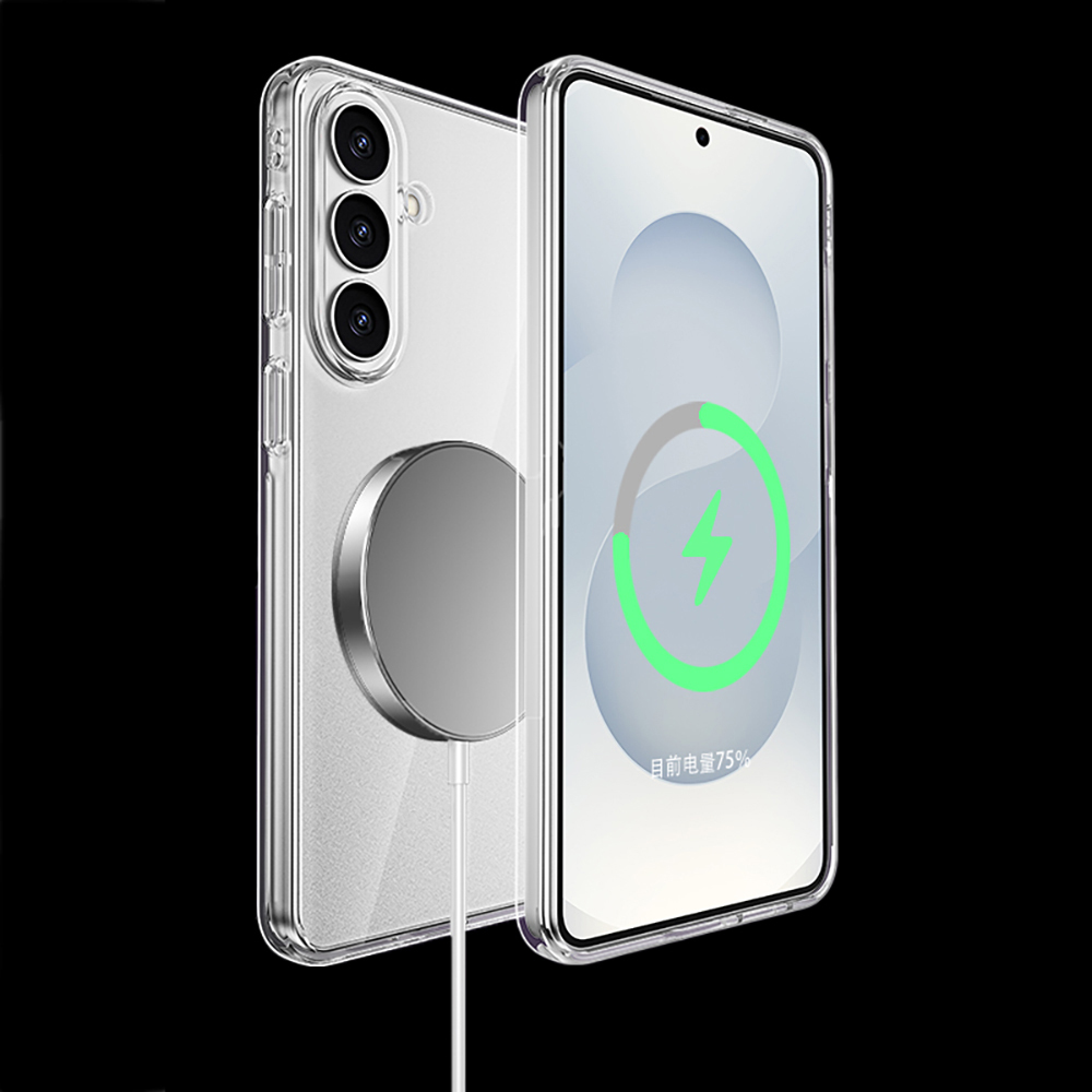 Galaxy S26 Case M-safe Charging Feature Transparent Hard PC Wlons Pita Cover - 8