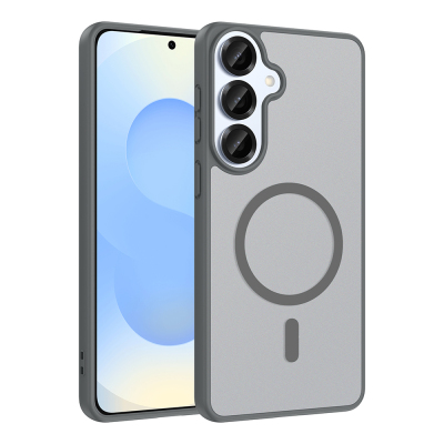 Galaxy S26 Case M-safe Charging Feature Zore Ballet Flat Cover Grey