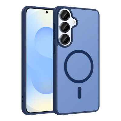 Galaxy S26 Case M-safe Charging Feature Zore Ballet Flat Cover Blue