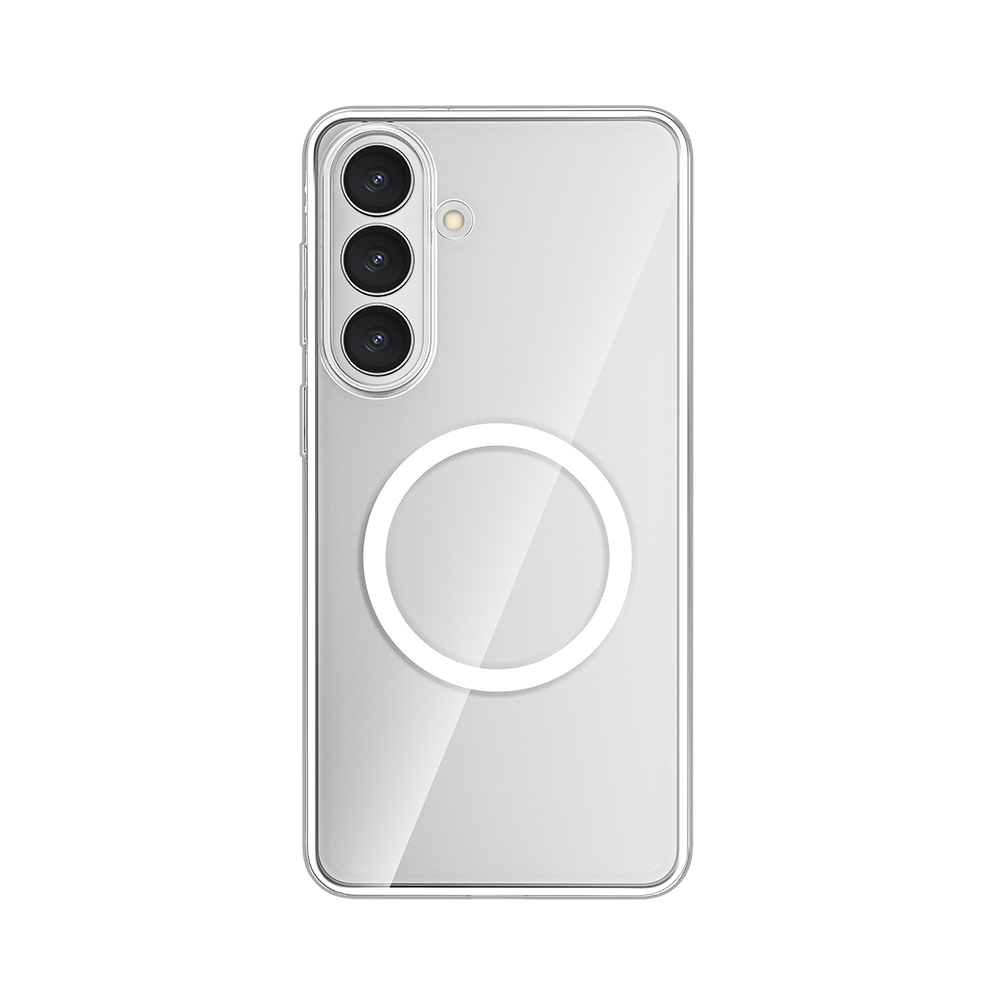 Galaxy S26 Kılıf M-safe Şarj Özellikli Transparan Sert PC Wlons Pita Kapak - 2