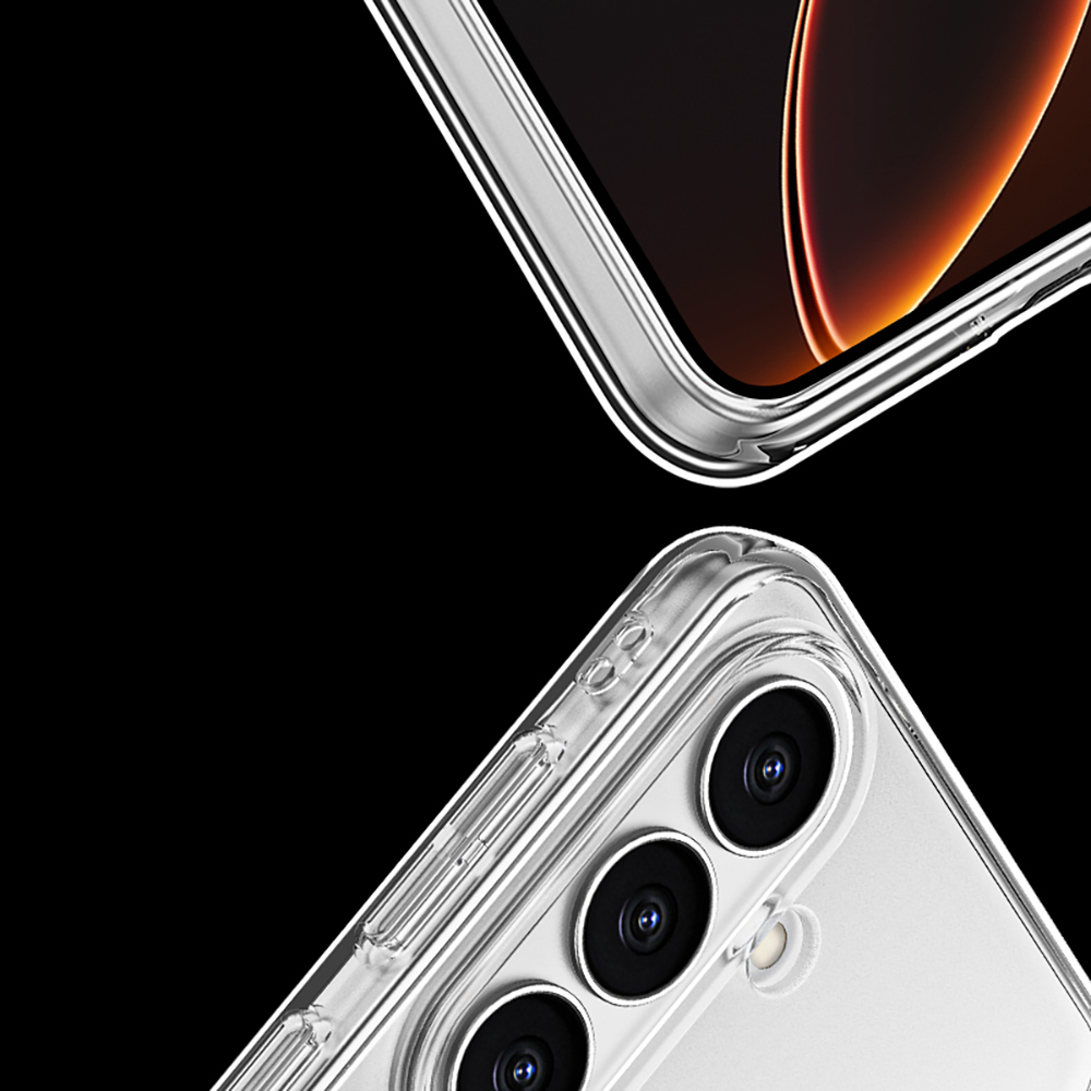 Galaxy S26 Kılıf M-safe Şarj Özellikli Transparan Sert PC Wlons Pita Kapak - 5