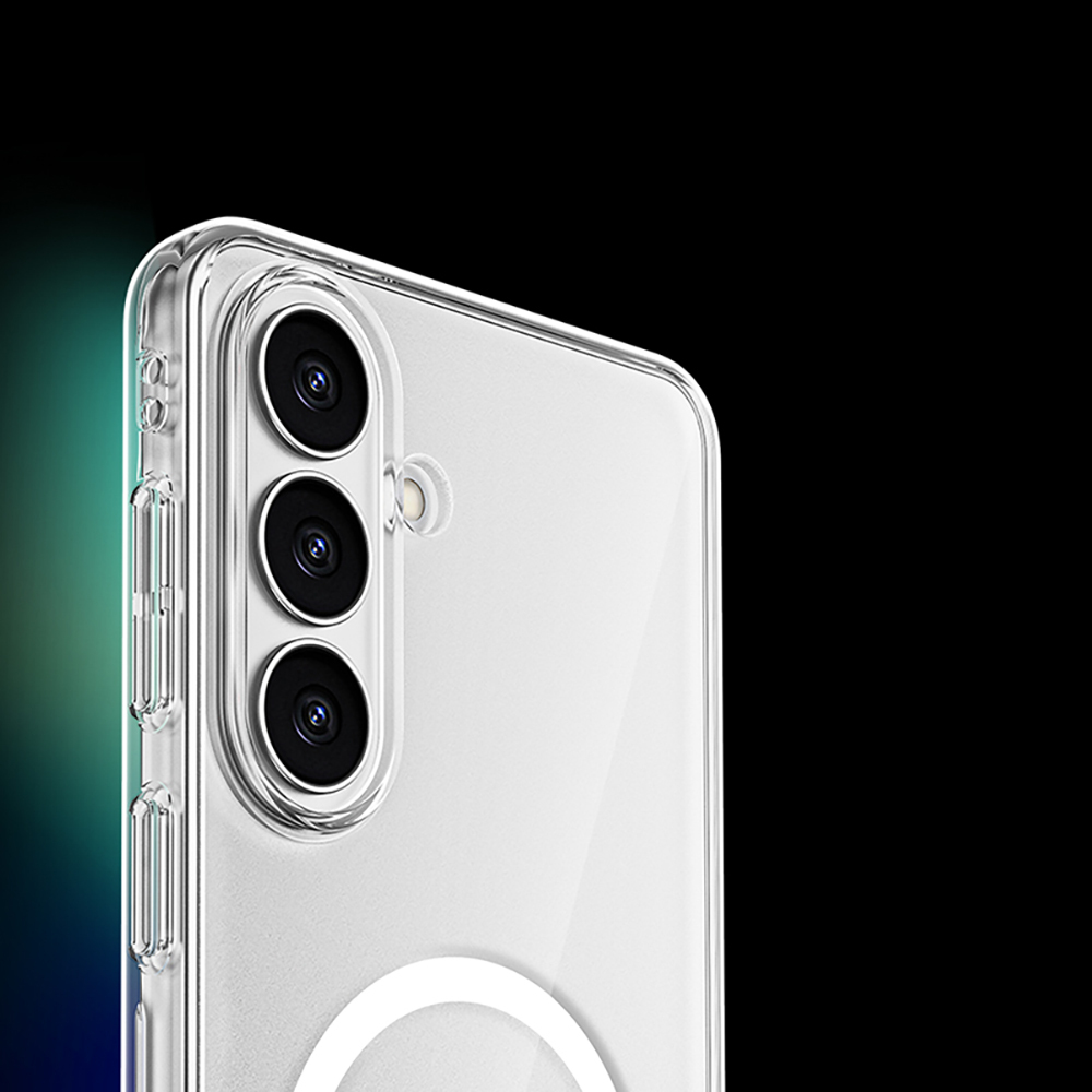 Galaxy S26 Plus Case M-safe Charging Enabled Transparent Hard PC Wlons Pita Cover - 9