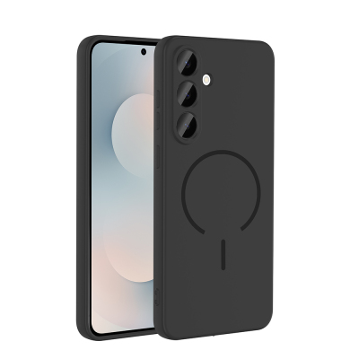 Galaxy S26 Plus Case M-safe Charging Enabled Zore Meta Cover Black