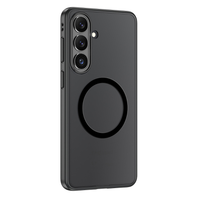 Galaxy S26 Plus Kılıf M-safe Şarj Özellikli Mat Arka Yüzey Wlons Lola Kapak Siyah