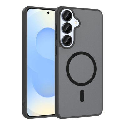 Galaxy S26 Plus Kılıf M-safe Şarj Özellikli Zore Babet Kapak Siyah