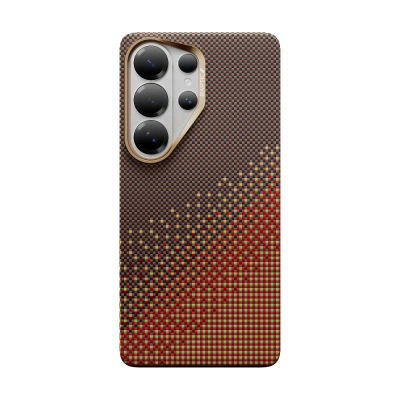 Galaxy S26 Ultra Case M-safe Charging Enabled Raptic Aramid Skin Series Cover Brown
