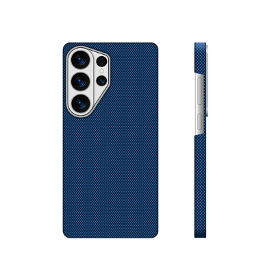 Galaxy S26 Ultra Case M-Safe Charging Enabled Zore Paris Zerre Hard PC Cover Navy blue