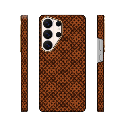 Galaxy S26 Ultra Case with M-Safe Charging Feature Zore Vax Hard PC Cover Brown