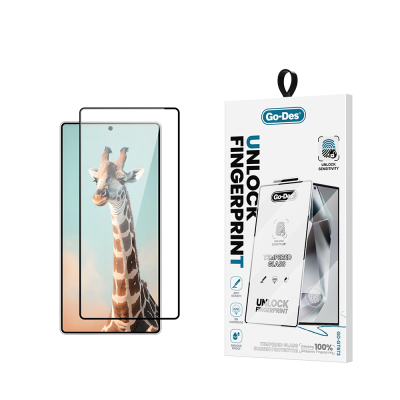 Galaxy S26 Ultra Go Des GD-001 Parmak İzi Bırakmayan 9H Temperli HD Cam Ekran Koruyucu Şeffaf