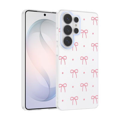 Galaxy S26 Ultra Kılıf Kamera Korumalı Desenli Zore Klip Kapak Fiyonk