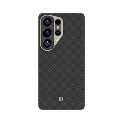 Galaxy S26 Ultra Kılıf M-Safe Şarj Özellikli Benks ArmorAir ArmorGrid Serisi Kevlar Kapak Siyah