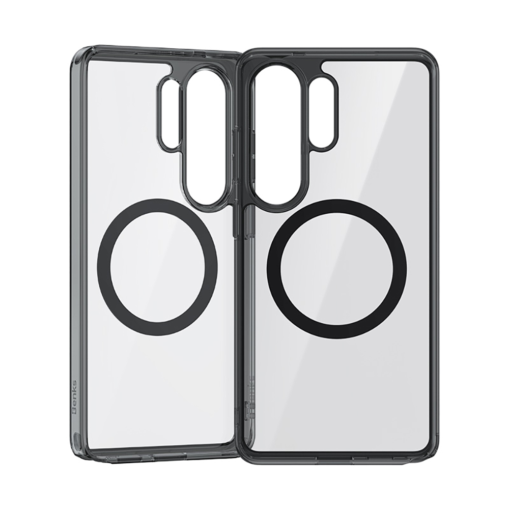 Galaxy S26 Ultra Kılıf M-safe Şarj Özellikli Benks ​​​​​​Crystal Serisi Şeffaf Kapak - 4