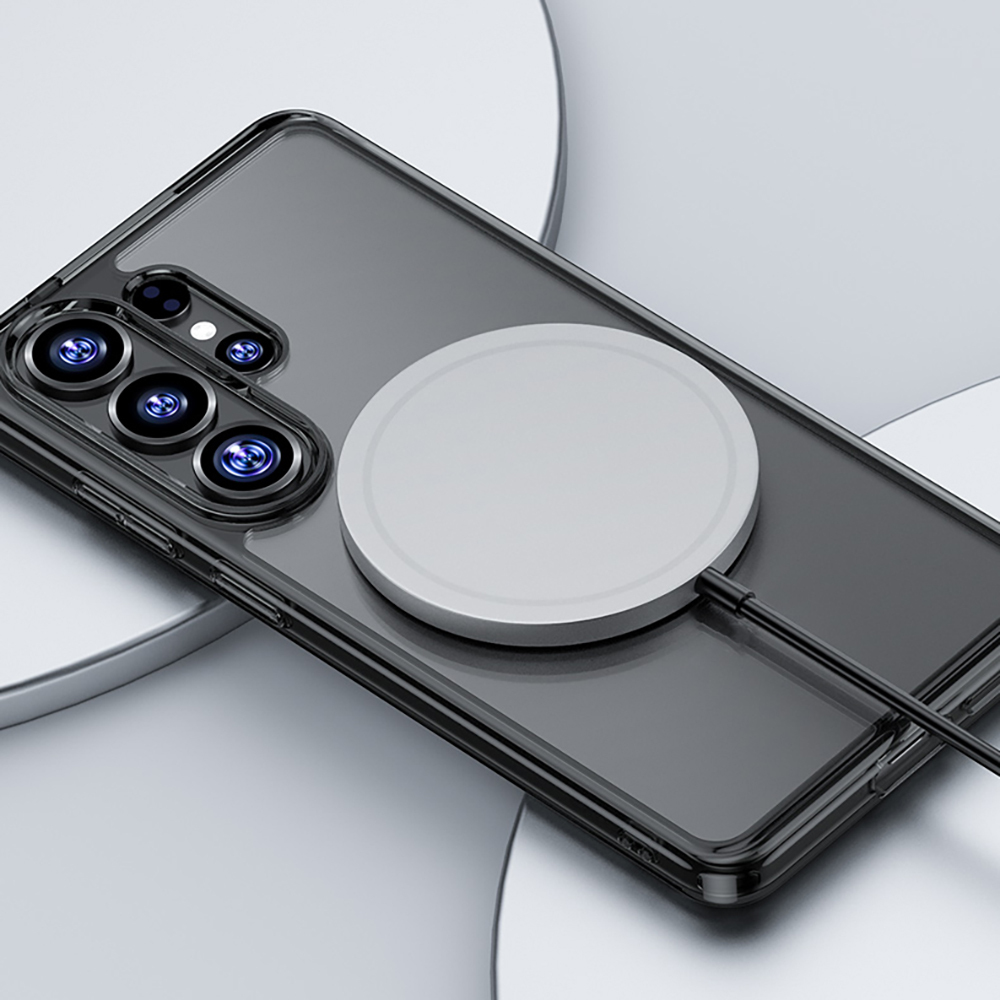 Galaxy S26 Ultra Kılıf M-safe Şarj Özellikli Benks ​​​​​​Crystal Serisi Şeffaf Kapak - 6