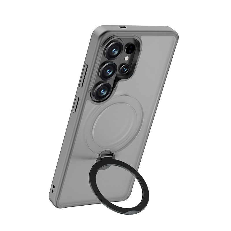 Galaxy S26 Ultra Kılıf M-safe Şarj Özellikli Benks Standlı Mist Protective Kapak - 11