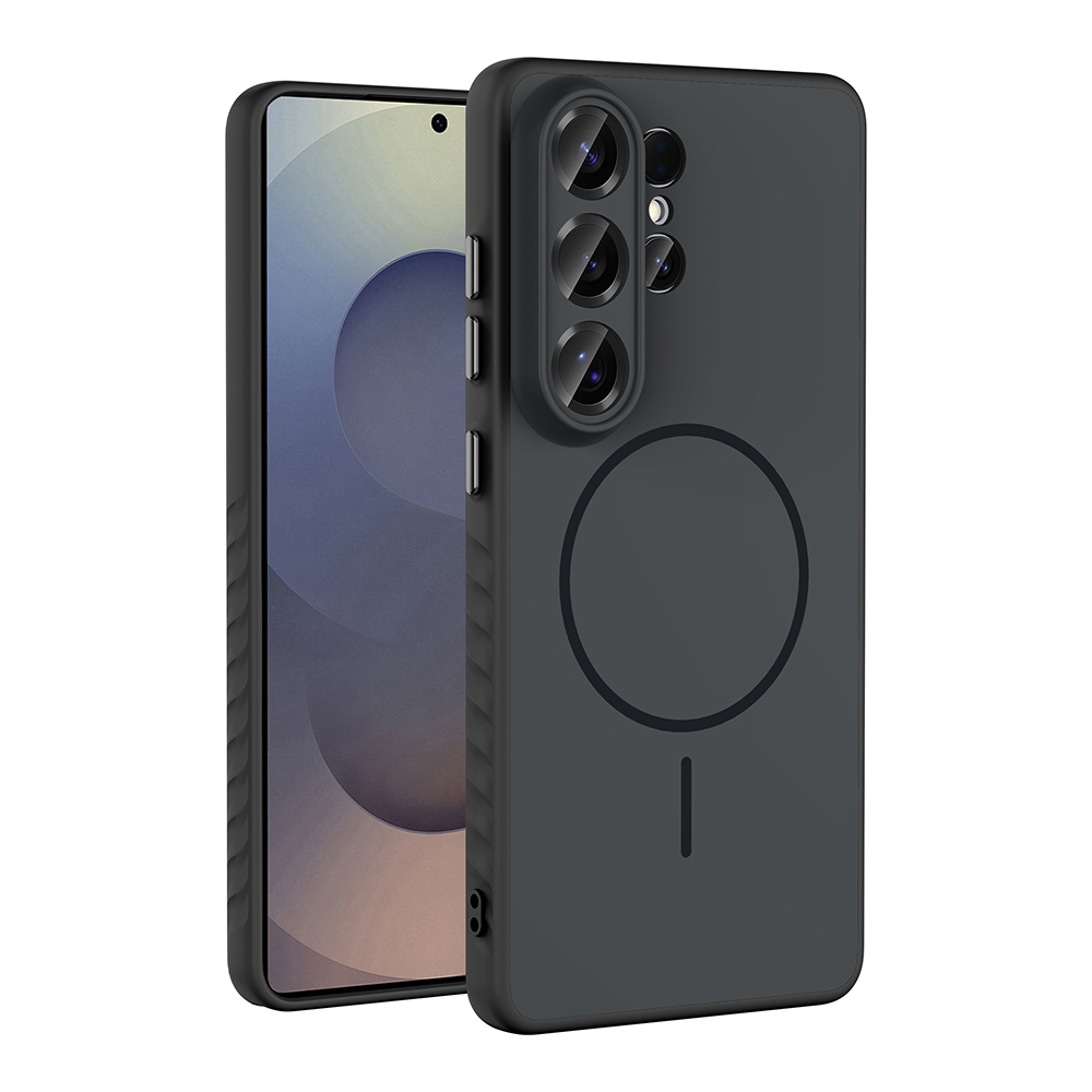 Galaxy S26 Ultra Kılıf M-safe Şarj Özellikli Zore Tea Kapak - 1