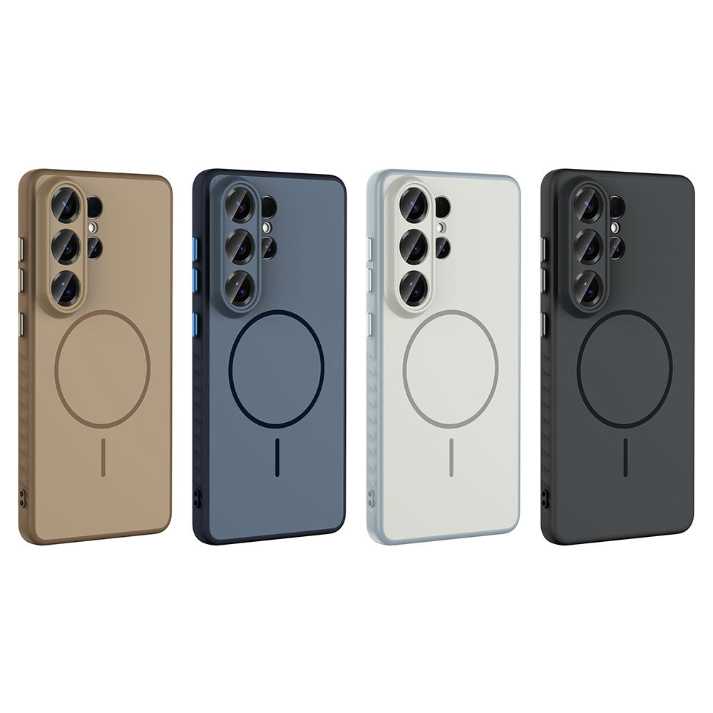 Galaxy S26 Ultra Kılıf M-safe Şarj Özellikli Zore Tea Kapak - 14