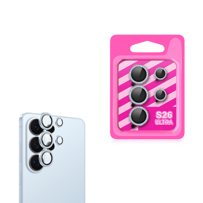 Galaxy S26 Ultra Zore CL-06 Kamera Lens Koruyucu Açık Mavi