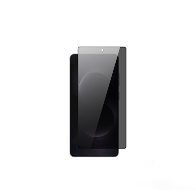 Galaxy S26 Ultra Zore Rika Premium Privacy Temperli Cam Ekran Koruyucu Siyah